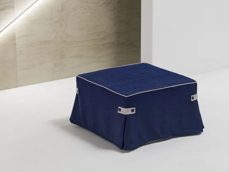 Il pouf Chop chiuso: quadrato perfetto