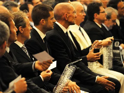 Designer e imprenditori alla premiazione