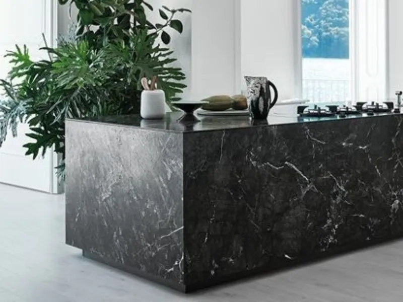 top cucina marmo
