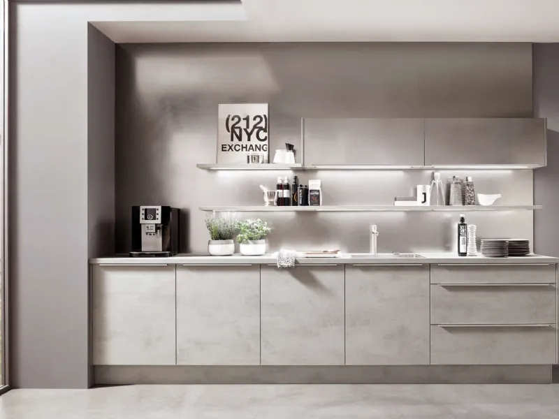 Il modello di cucina lineare Urban di Scavolini