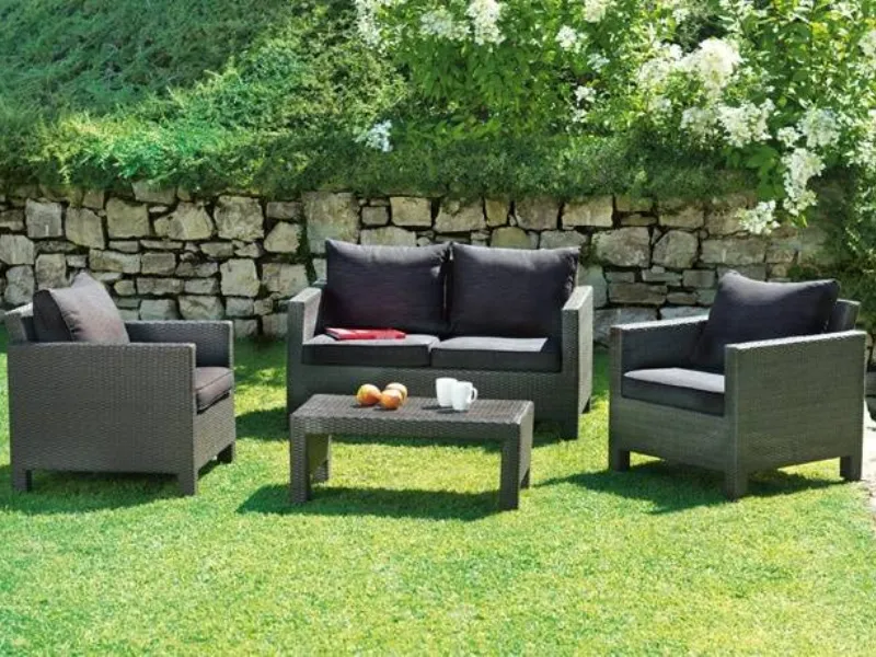 giardino con arredi Greenwood