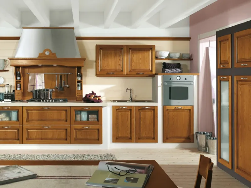 Una cucina in muratura