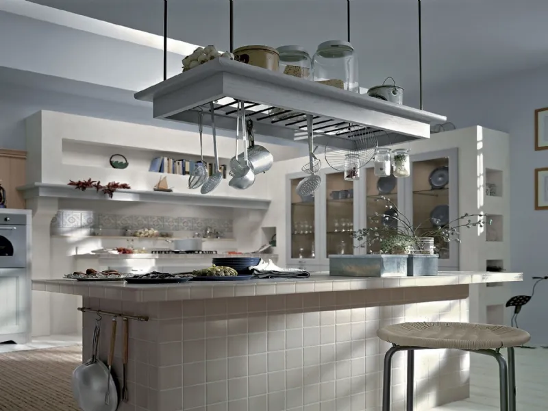 Una cucina in muratura