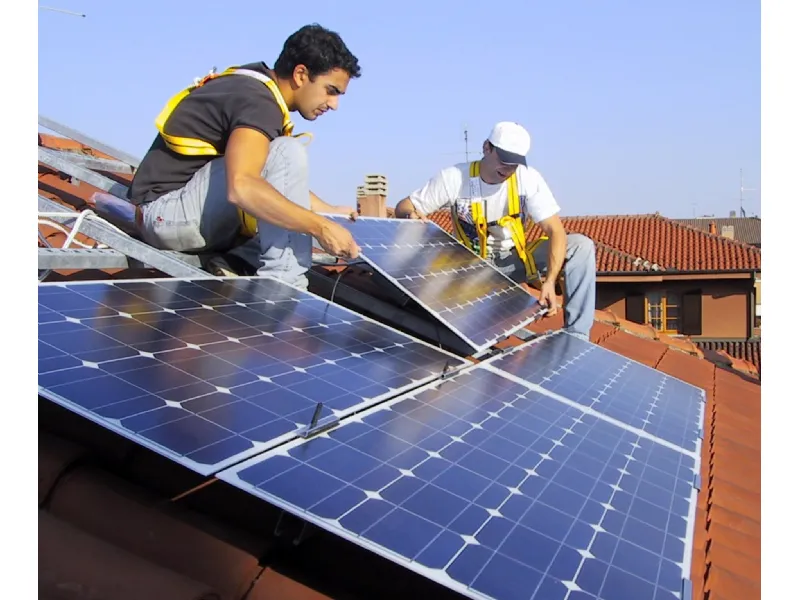 Pulizia impianto fotovoltaico