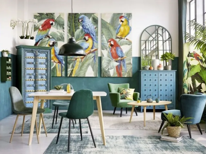 Trittico di tele Tropical Exotic by Maisons du Monde