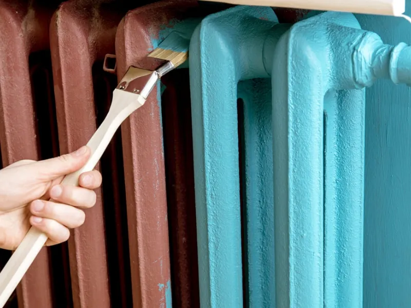 Smalto per termosifoni colorato