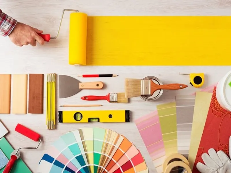 Materiale necessario a dipingere casa