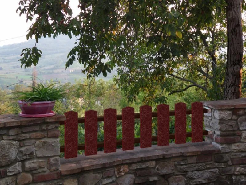 recinzione giardino legno