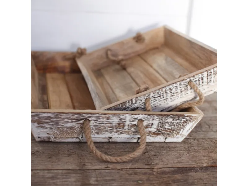 contenitore in legno di mango