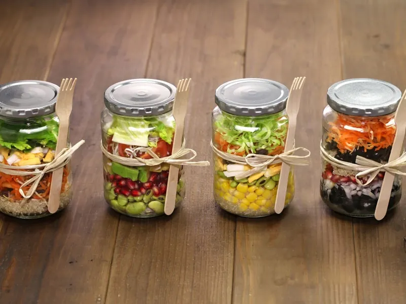 Riciclo creativo con barattoli di vetro