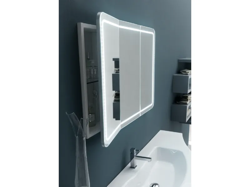 Specchio con contenitore Arcom, Area Bath Prezioso Casa