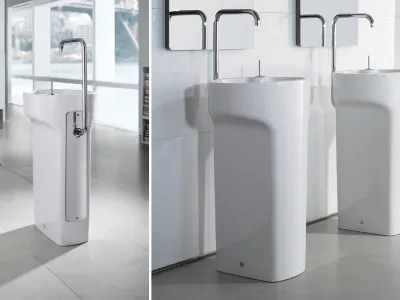 lavabo design roca amberes
