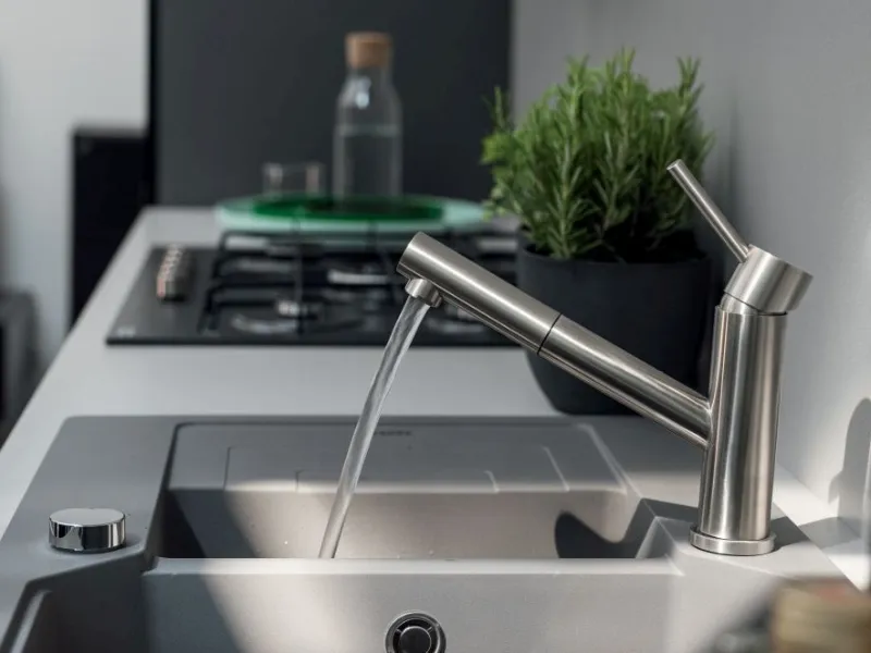 Miscelatore a risparmio energetico e idrico Orbit Franke
