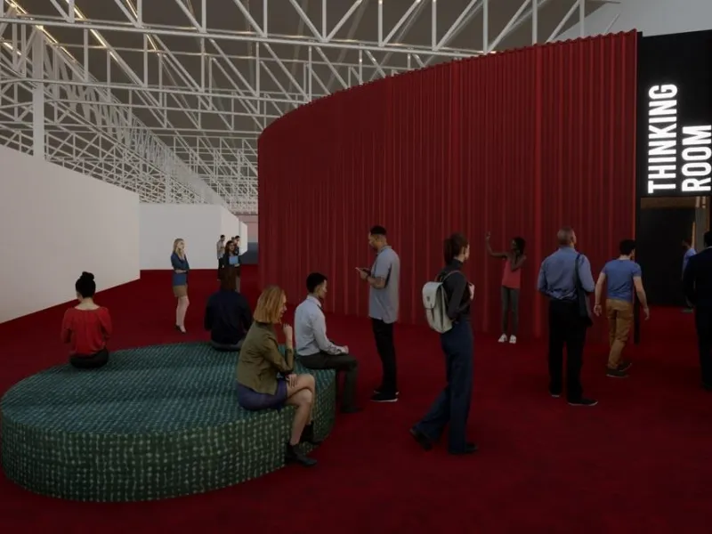 L’installazione “lnteriors by David Lynch. A Thinking Room” 