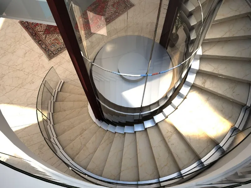Scale in marmo moderne  