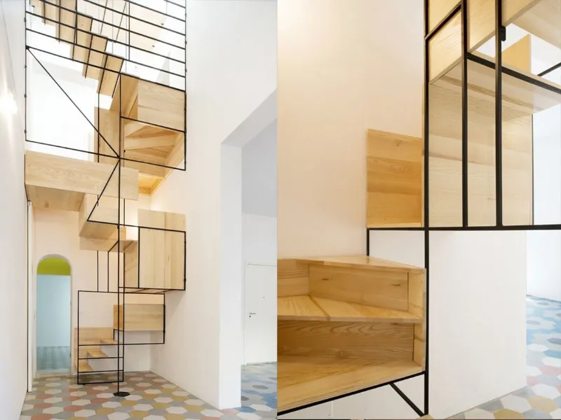 Scala con corrimano design by Studio Francesco Librizzi