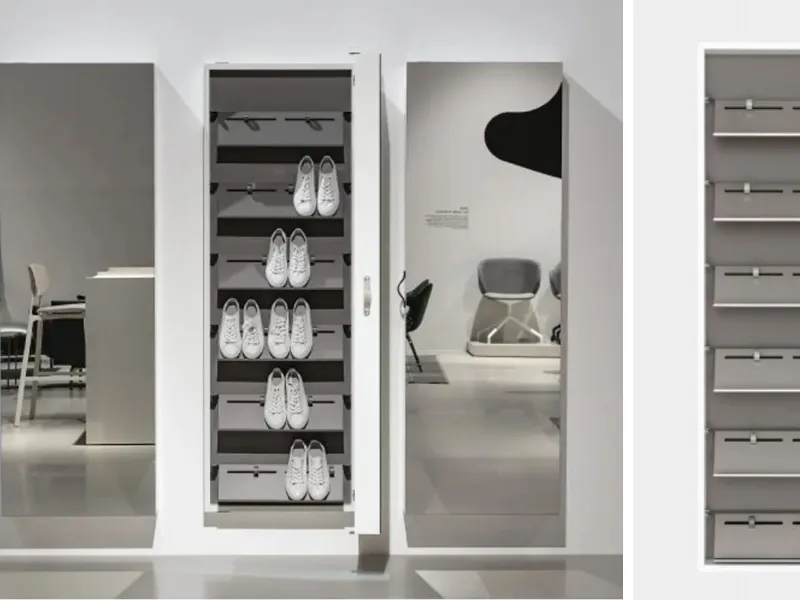 Specchio contenitore BOXONE di Kristalia