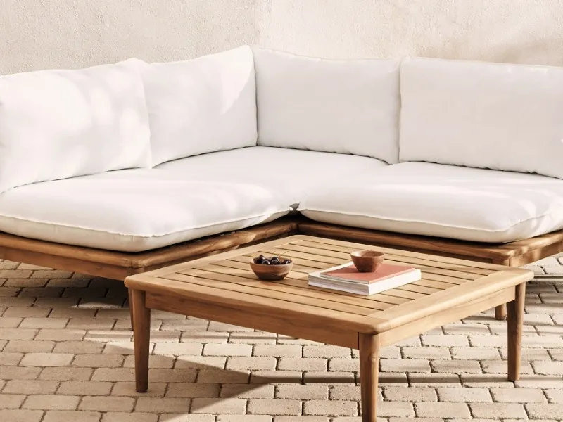 Portitxol è la collezione di Kave Home in legno di teak