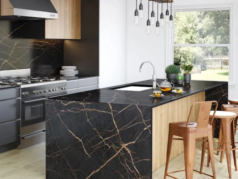 Rivestimento in Dekton effetto pietra Dekton Laurent di Cosentino