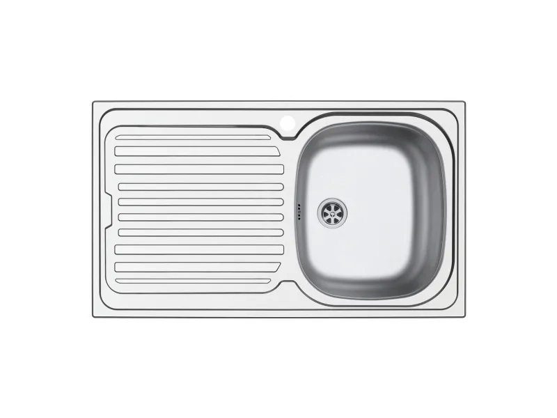 Per misure slim il lavello Aurora in acciaio inox