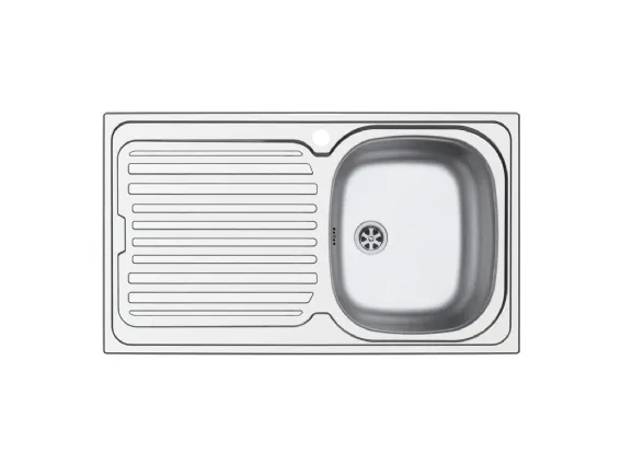 Per misure slim il lavello Aurora in acciaio inox