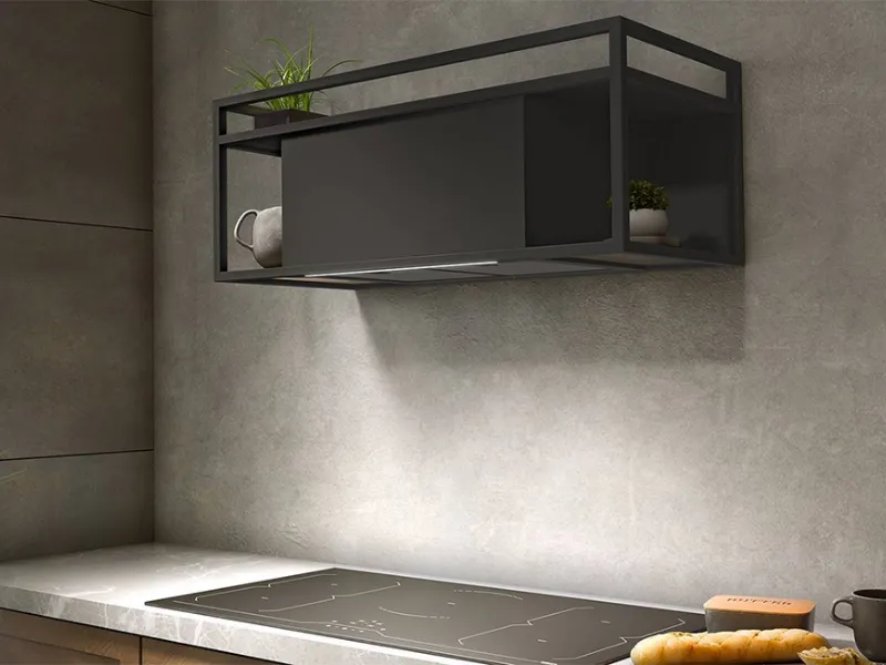 Cappa di Q-Bic con design pulito e minimale