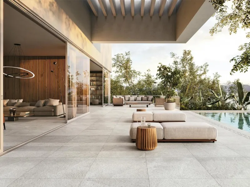 Refin si presenta al Cersaie con la collezione River, il gres porcellanato effetto