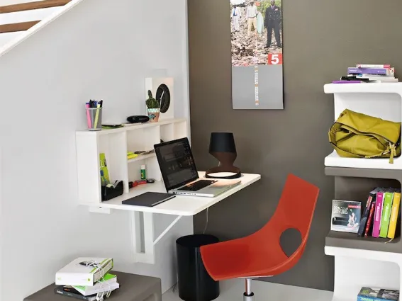 Scrivania a a scomparsa Spacebox di Calligaris