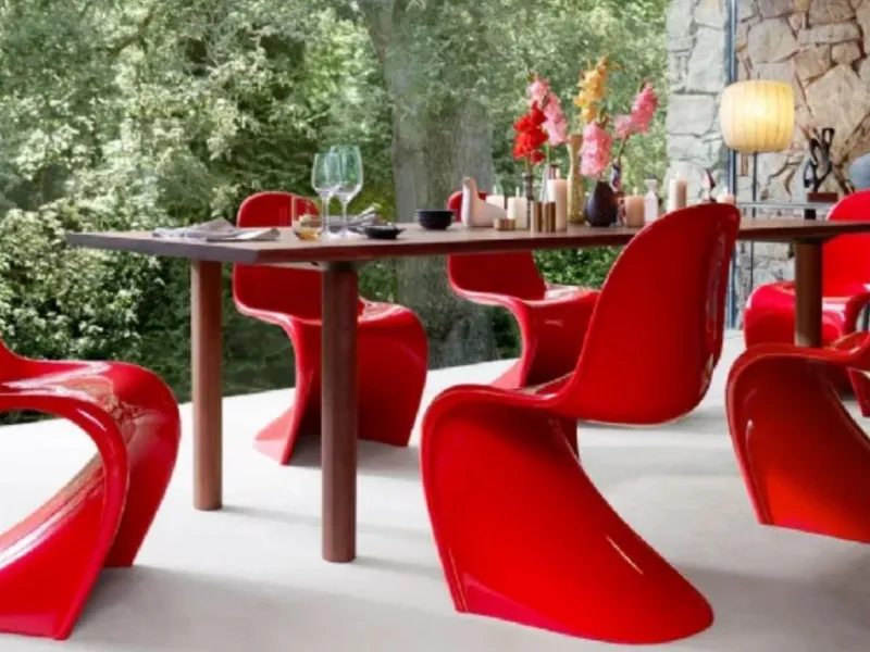 Panton Chair Classic Rosso di Vitra