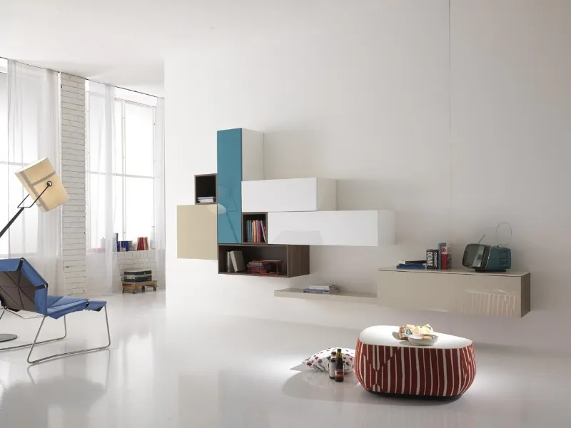 Parete attrezzata moderna