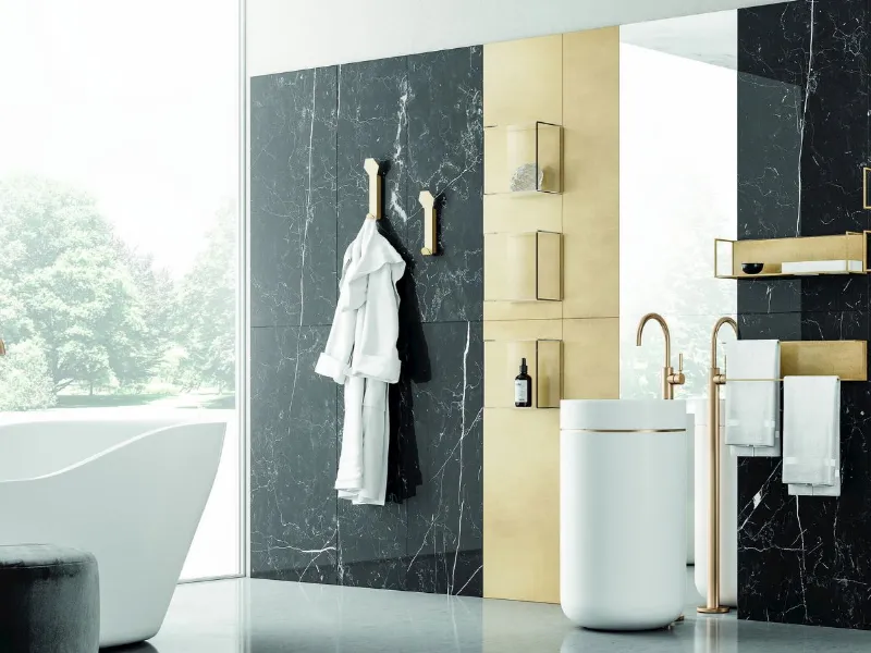 Ronda Design - Materika Bain: sistema modulare magnetico per accessori