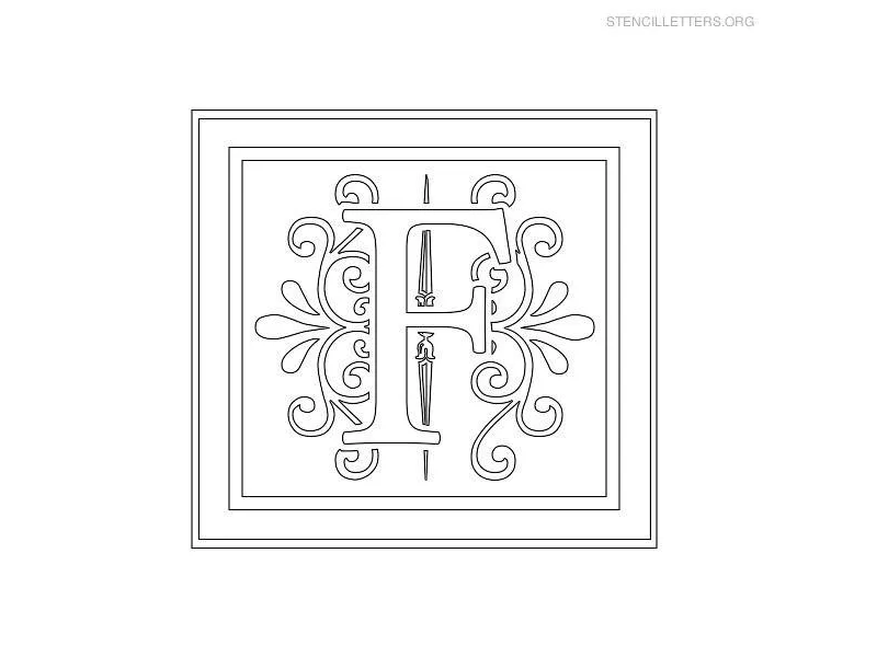 Stencil Stampabili Lettere