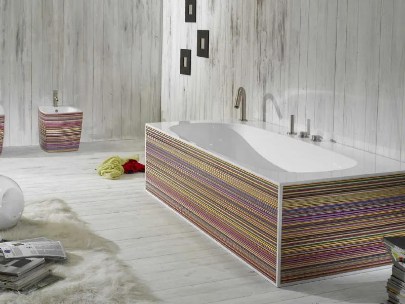 Bagno arcobaleno con la collezione Colors Style di AeT Italia