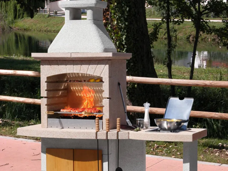 Barbecue in giardino