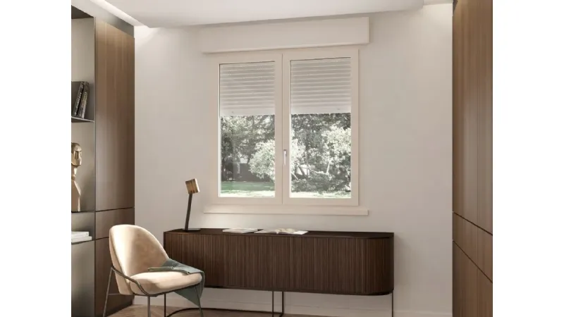 Cassonetto in PVC con tapparella in alluminio di Oknoplast