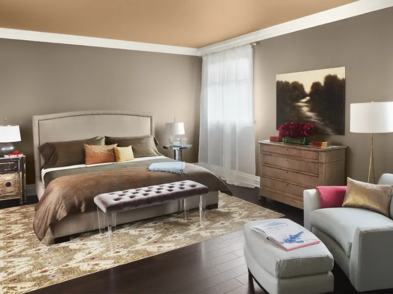 tappeto classico letto