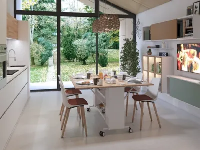 Il tavolo contemporaneo pieghevole by Estel Group