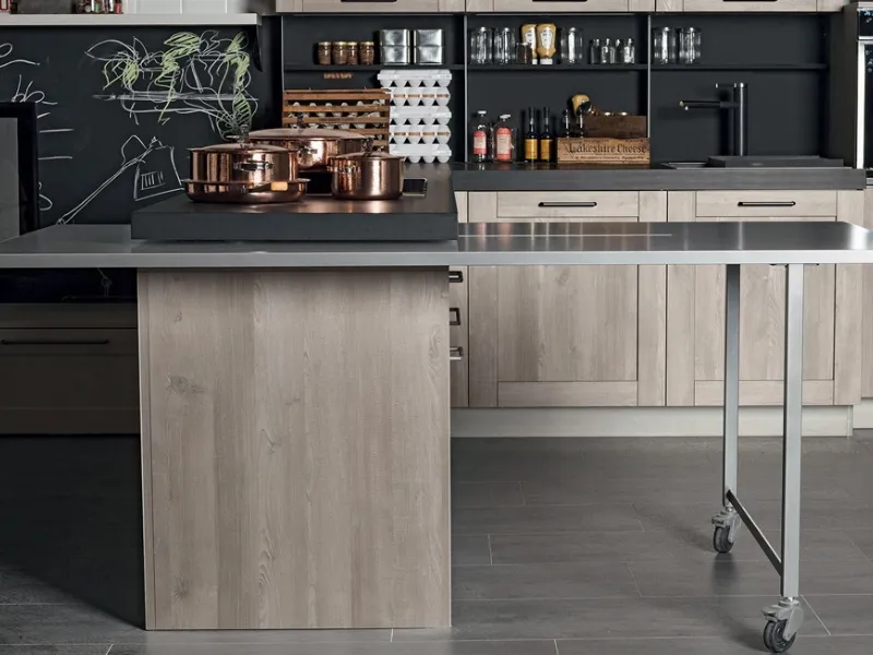 Stosa cucine, tavolo estraibile Amico per cucina City 01