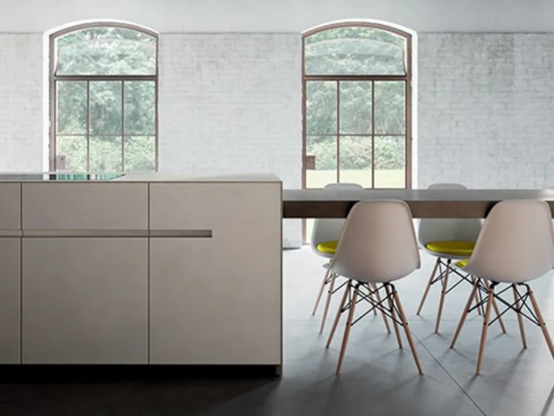 Isola Easy Table, tavolo estraibile design minimale di Elmar