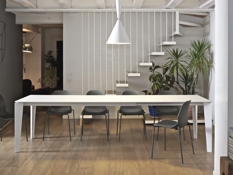 Tavolo Cruz Bontempi di colore bianco