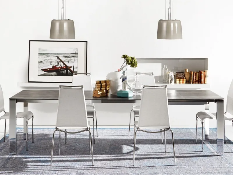 Tavolo soggiorno moderno Calligaris Convoy