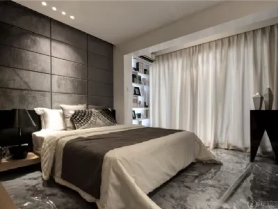 Un esempio di tenda da camera da letto
