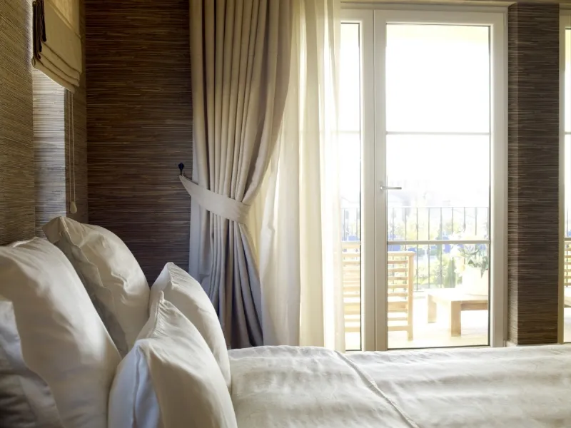 Tenda per camera da letto classica