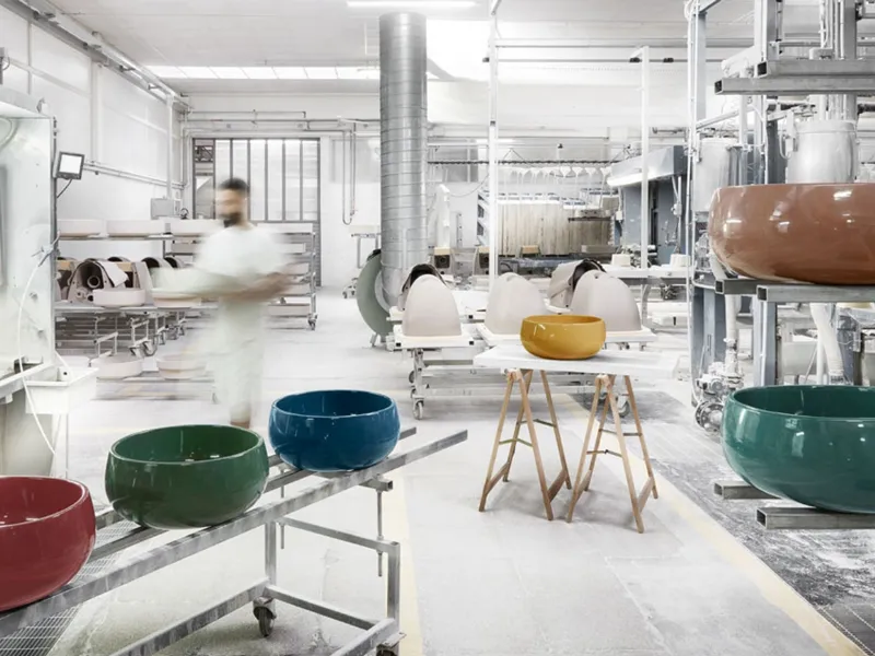 Le Acque di Cielo è la nuova linea di lavabi e mobili bagno colorati di Ceramiche Cielo