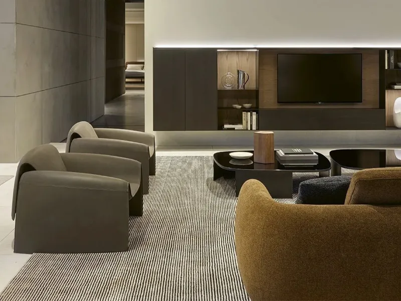 Revival anni '70 e design iconico per la poltrona The Clud di Poliform