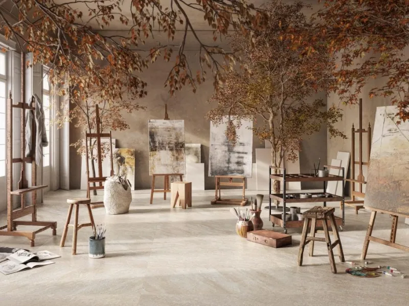 Lastre della collezione Petra di Casalgrande Padana