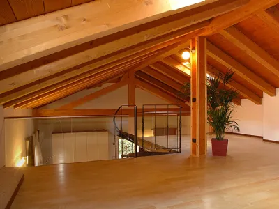 tetto in legno lamellare