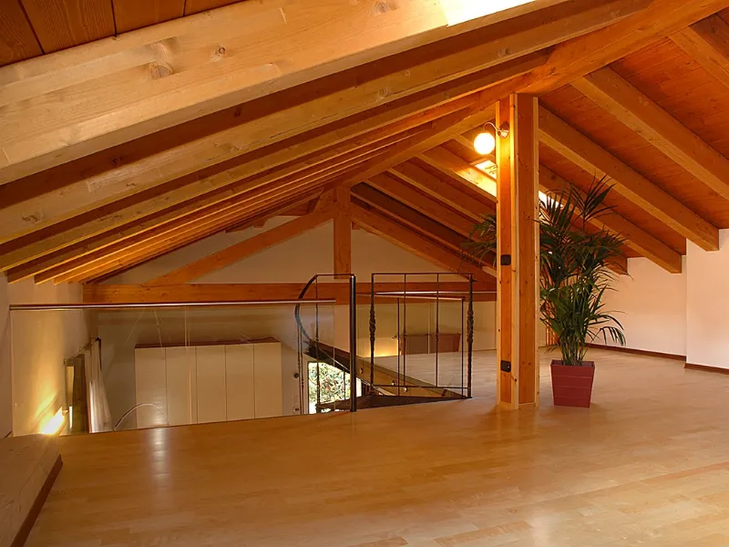 tetto in legno lamellare