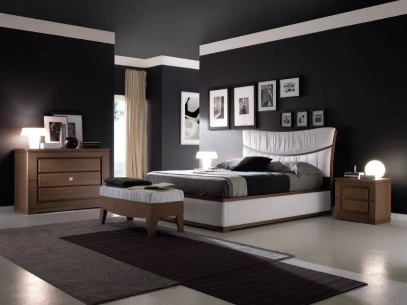 Pittura camera da letto moderna