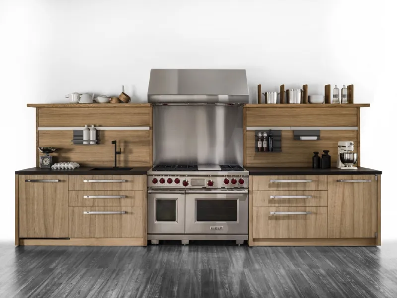 La cucina Grangusto di Riva 1920 ha il top in Dekton